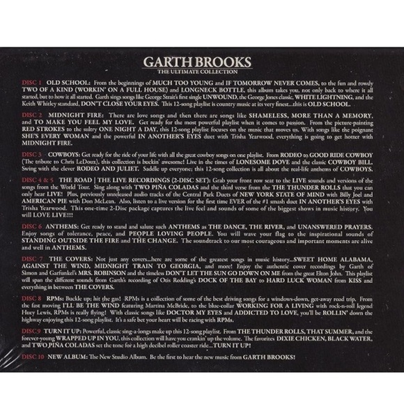 New/Sealed Garth Brooks Ultimate Collection - Picture 2 of 6